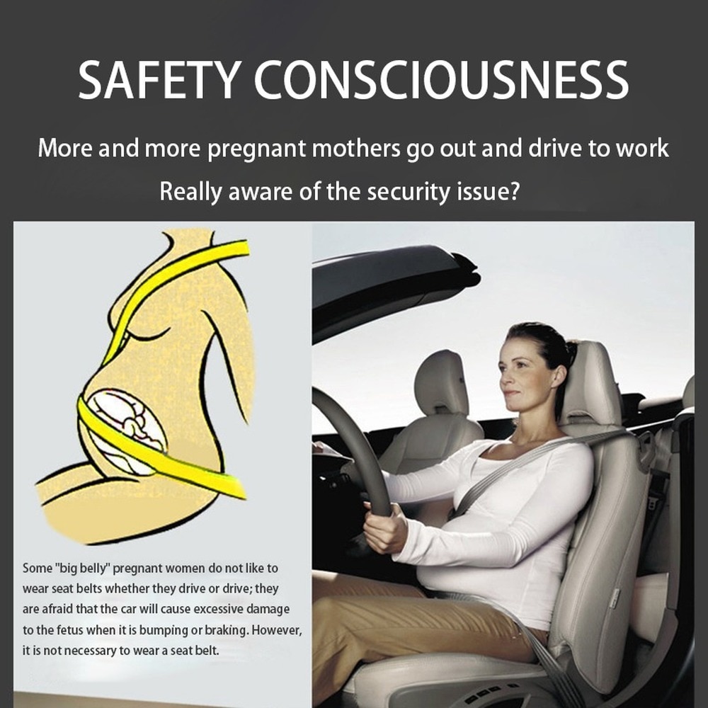 Pregnant Car Seat Belt Adjuster Universal Pregnant Driving Safe Belt Comfort and Safety Spuc Belts For Maternity Mom Belly