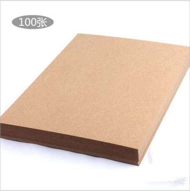 50/100sheets 80-400gsm A3 Brown Kraft Paper DIY Handmake Card Making Craft Paper DIY Thick Paperboard Cardboard