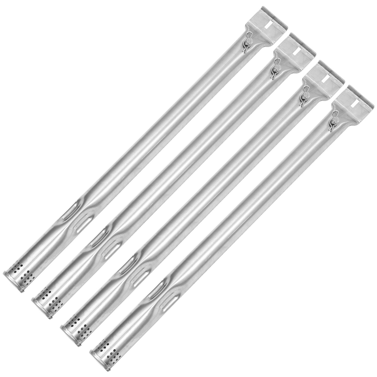 4pcs Stainless Steel Grill Burner Tubes BBQ-Element Tube Replacements Gas Grill Burner Tubes