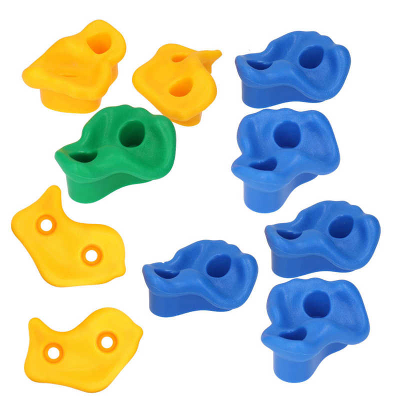 10PCS Rock Climbing Holds Kid Rock Climbing Holds Climb Wall Children Small Rock Climbing Holds Entertainment Climbing