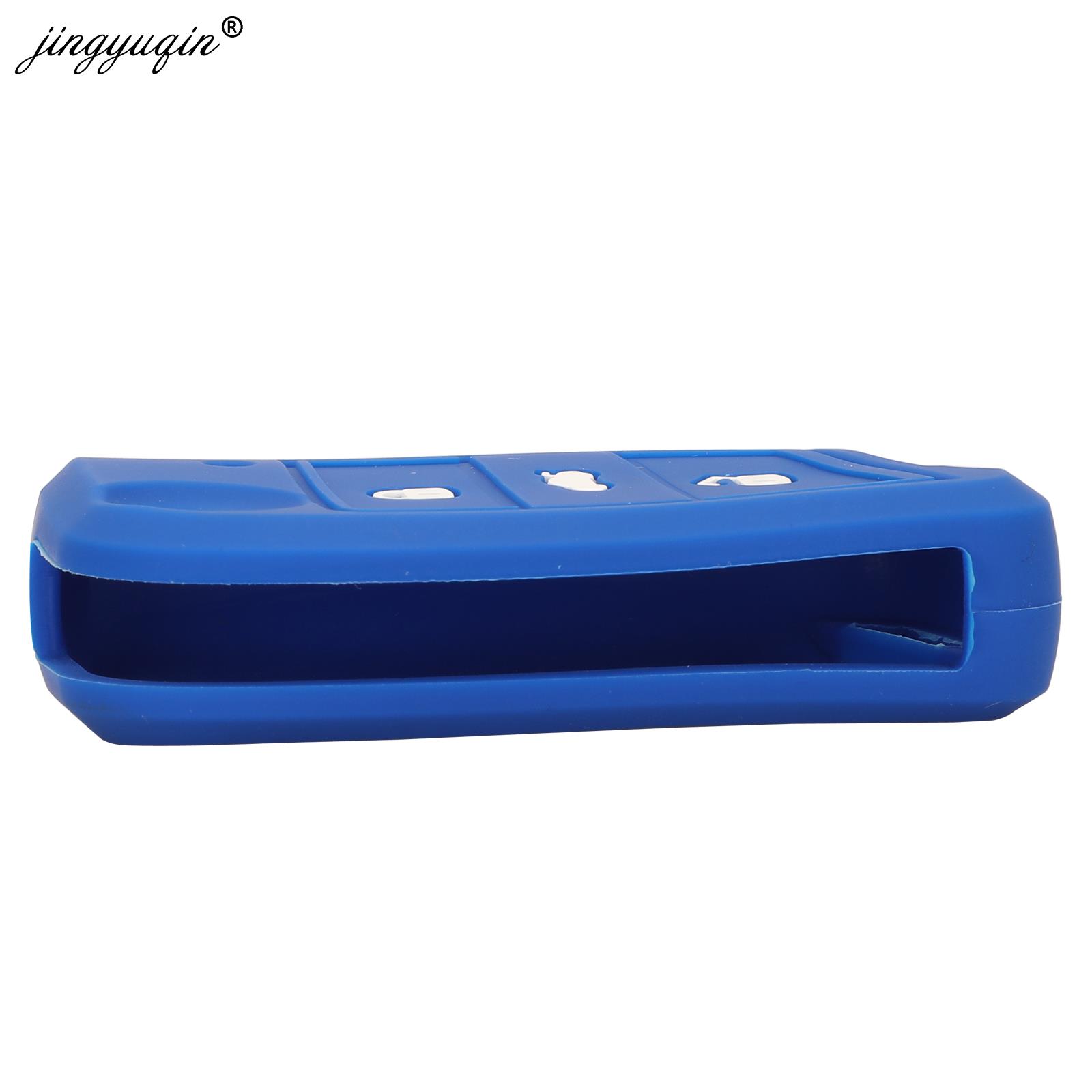 jingyuqin 50pcs Silicone Car Key Cover Case For Volkswagen VW C5 Golf7 mk7 Seat Ibiza Leon FR 2 Altea Aztec For Skoda Octavia