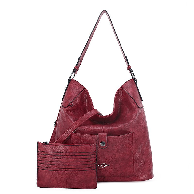 Yiyi 'S Grote Capaciteit Retro Effen Kleur Vrouwen Draagtas Cross Border Een Schouder Messenger Bag Leisure vrouwen Tas