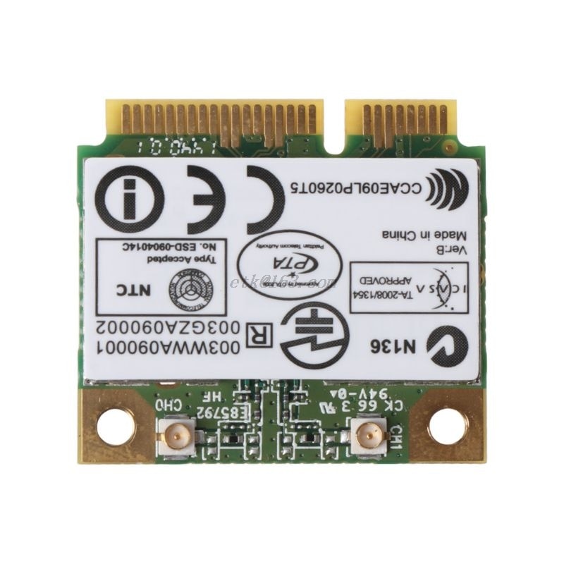 Para atheros ar9287 ar5b97 adaptador sem fio 300 mbps 802.11 b/g/n mini metade pci-e conversor de cartão wi-fi