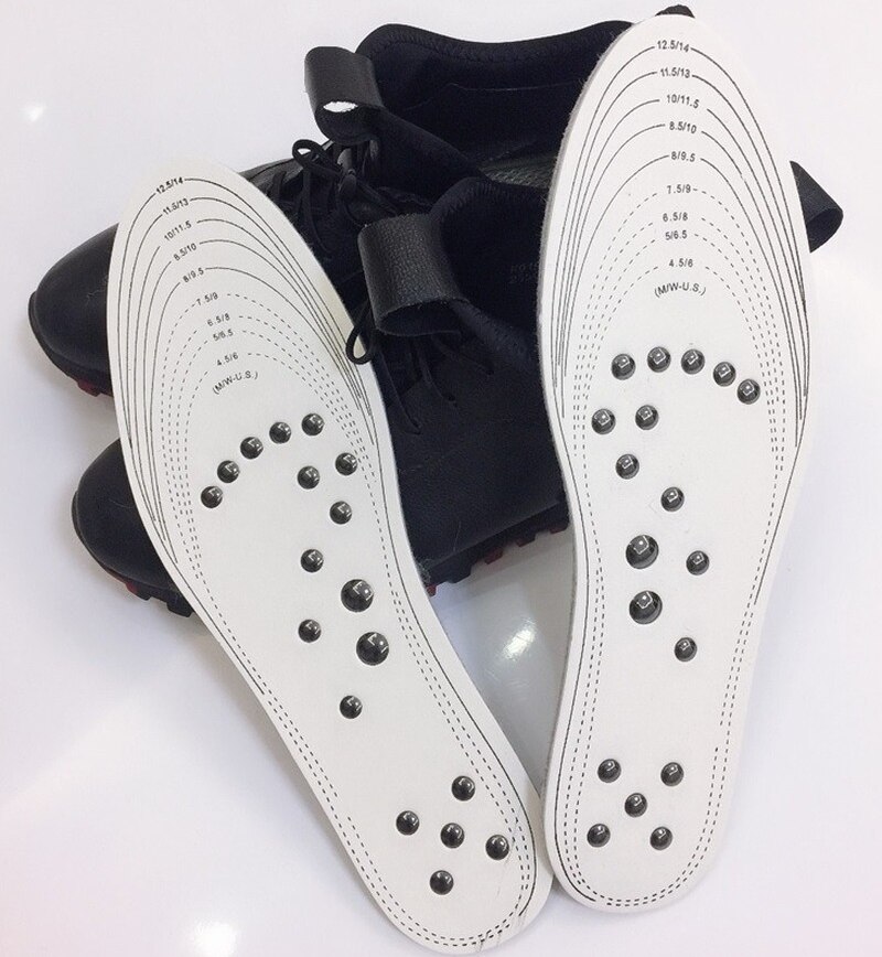 18 magneti solette per massaggio Unisex per terapia magnetica solette per scarpe per digitopressione plantare solette dimagranti per perdita di peso
