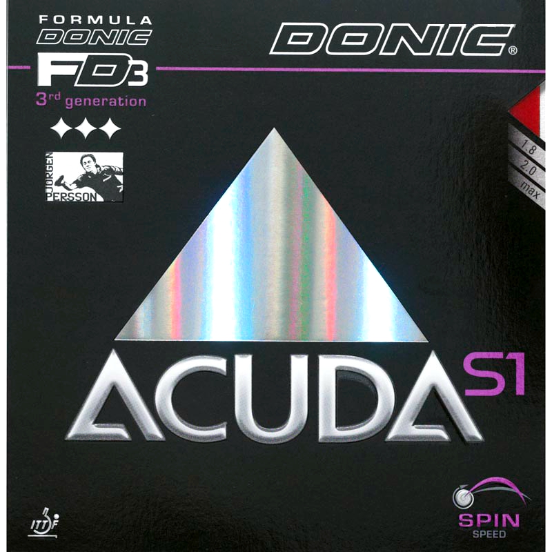 Donic original Acuda S1 S2 S3 Tenis De Mesa espinillas De goma con esponja De Ping Pong Tenis De Mesa