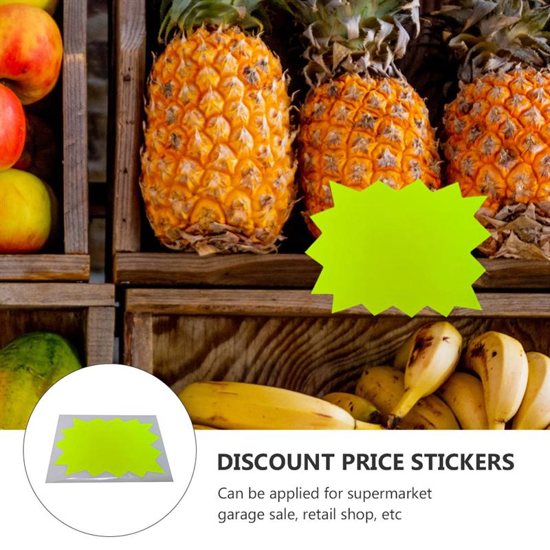 1 bag of Supermarket Price Label Retail Store Explosion Stickers