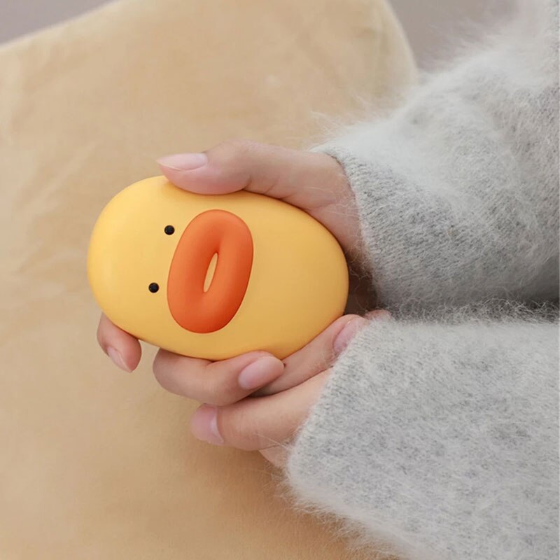 Scaldamani elettrico ricaricabile portatile mini 2 in 1 scaldamani USB riscaldatore tascabile riscaldamento pratico scaldino riscaldatore viaggio a casa