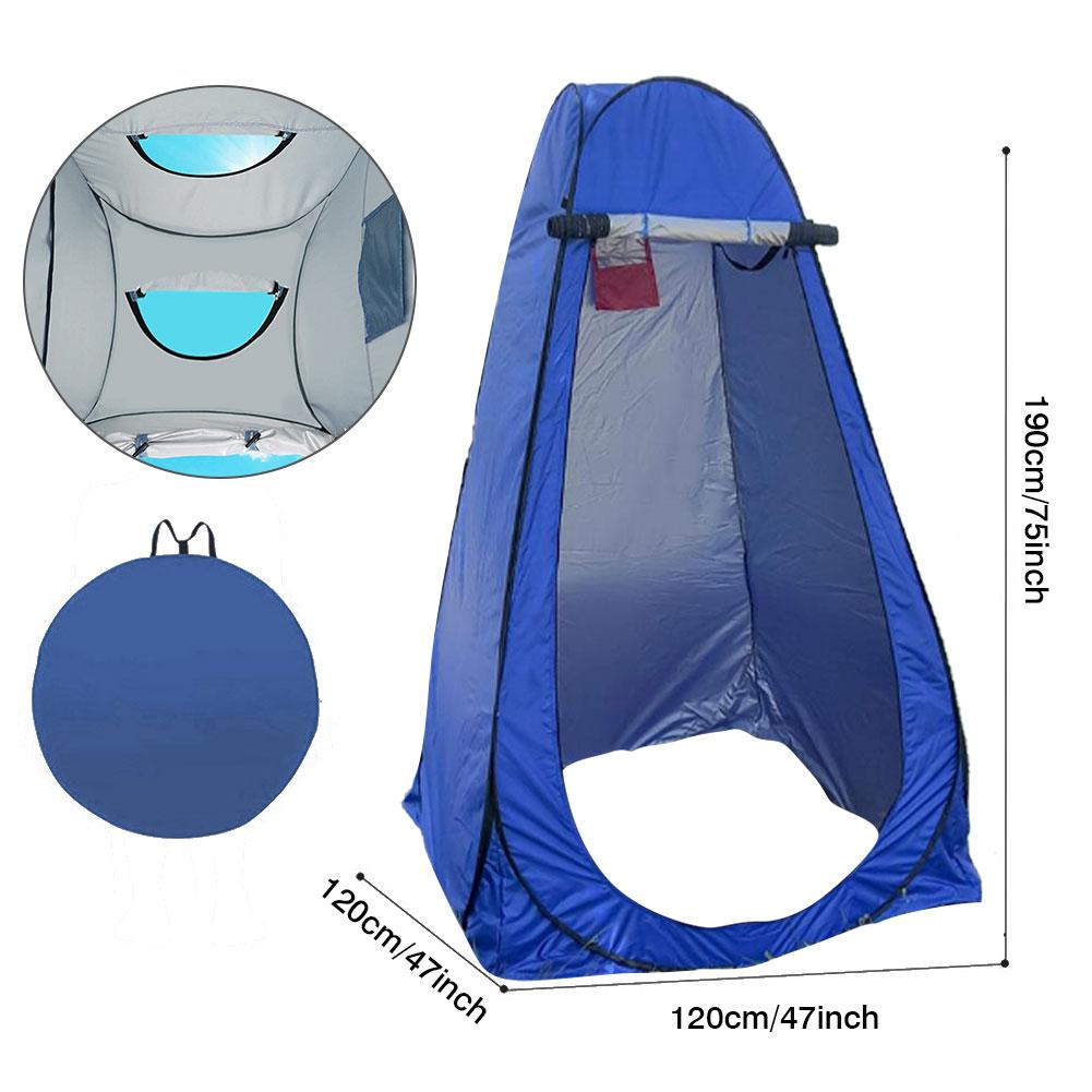 Tragbare Outdoor Camping Zelt Dusche Zelt Einfache Bad Abdeckung Ändern Umkleidekabine Zelt Mobile Toilette Angeln Fotografie Zelt: Lila