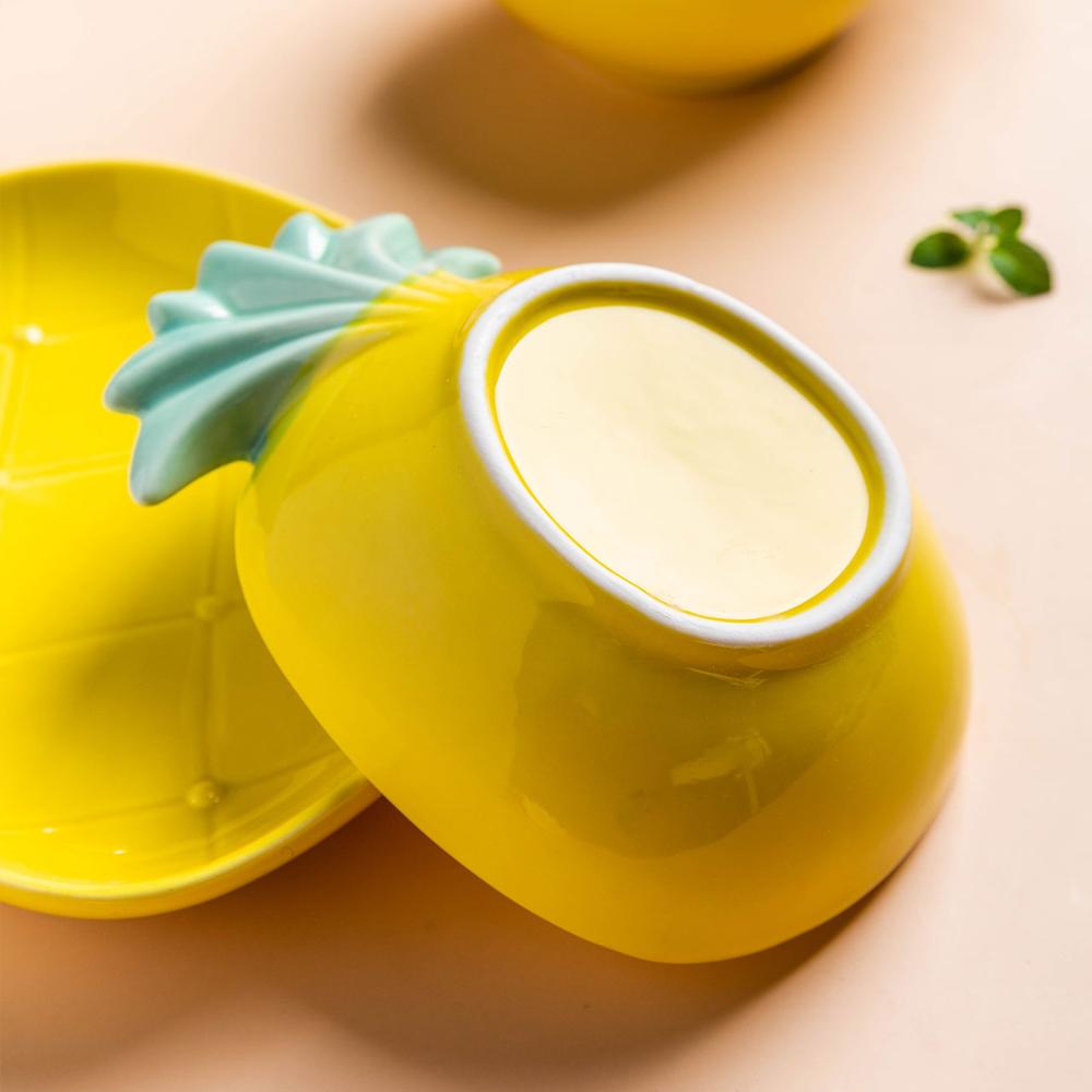 Mdzf hedelmä välipala ananas lautaset talousastiat lasten ruokailuvälineet jälkiruoka kulhot astiasto keittiötarvikkeet