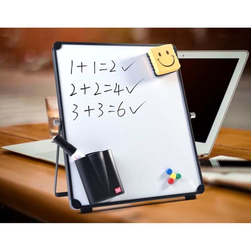 Löschbaren Magnetische Whiteboard Schreibtisch Nachricht Bord Mehrweg Stand Mini Staffelei mit/ohne Clip für Schule Büro