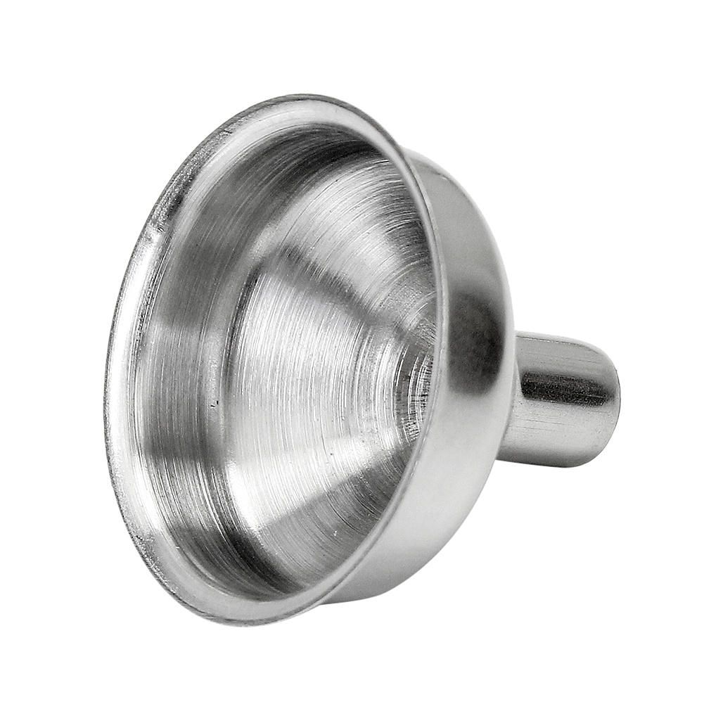 5pcs Mini Stainless Steel Small Mouth Funnels for Filling Hip Flask Narrow-Mouth Bottles Bar Wine Flask Funnel