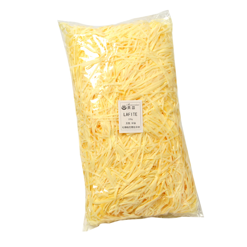 50/100g Kleurrijke Shred Crinkle Papier Raffia Versnipperd Tissuepapier Geschenkdoos Vulmateriaal DIY Bruiloft Verpakking decor
