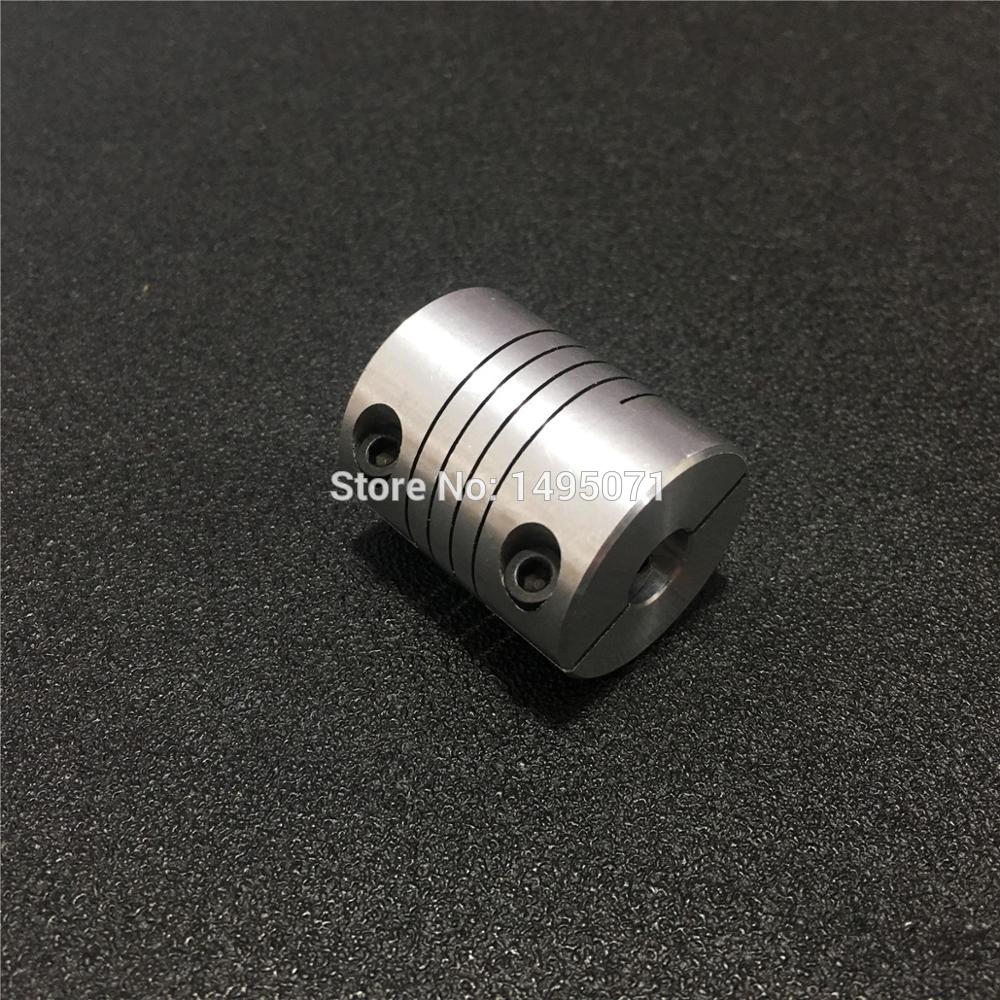 1pcs Aluminium Flexible Coupling CNC Stepper Motor Shaft Coupler BR 3/4/5/6/6.35/7/8mm OD20 L25 3D Printer Encoder Connector