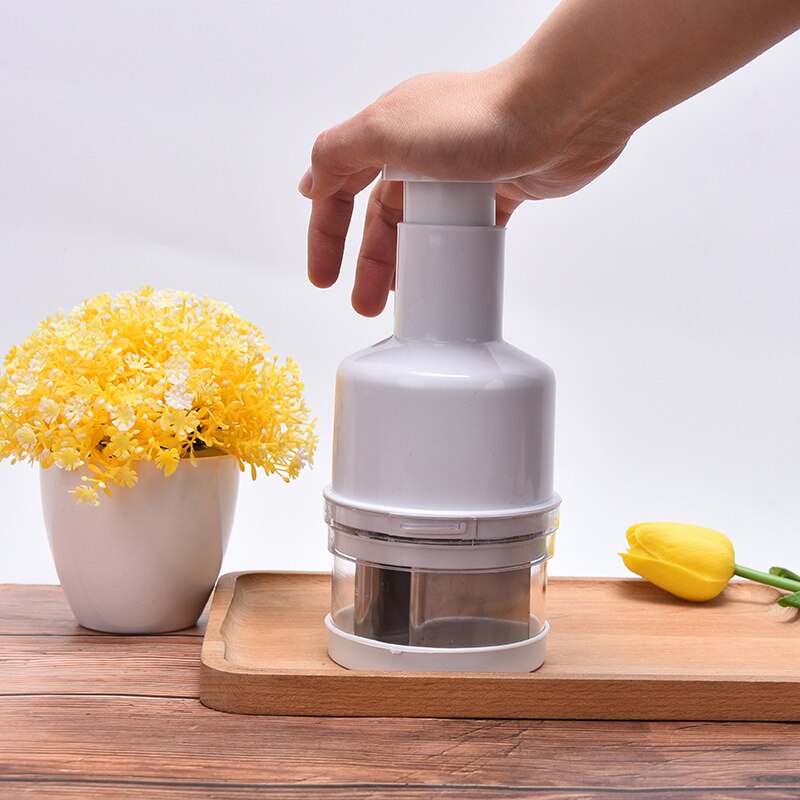 Home Kitchen Pressing Onion Garlic Vegetable Chopper Slicer Peeler Cutter