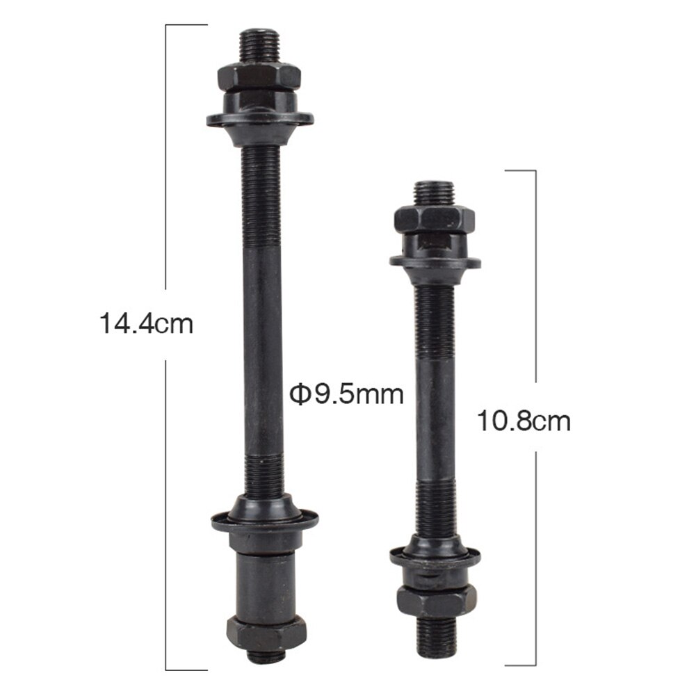 Bicycle Hub Axle Front / Rear Quick Release Hub Hollow Shaft Axle Adapter Bike Anles Into Quick Release Axles