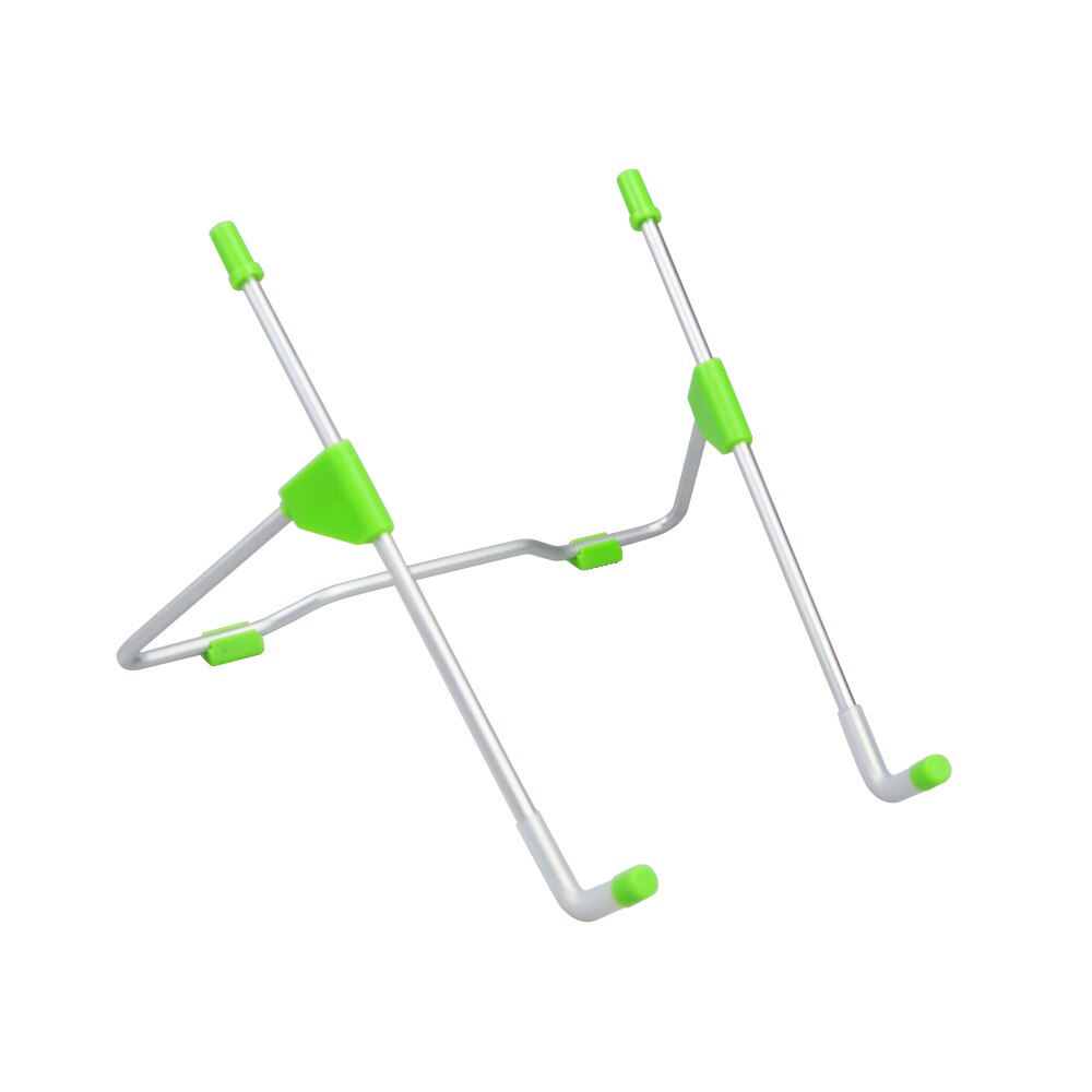 Laptop Tablet Stand Portable Folding Stand Tablet Top Anti-skid Angle Height Adjustable Bracket Home Office: green