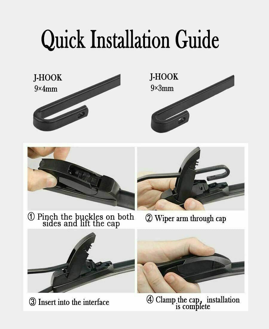 For Lexus ES 300H 350 Hybrid 26" 18" Windshield Wiper Blades Set of 2