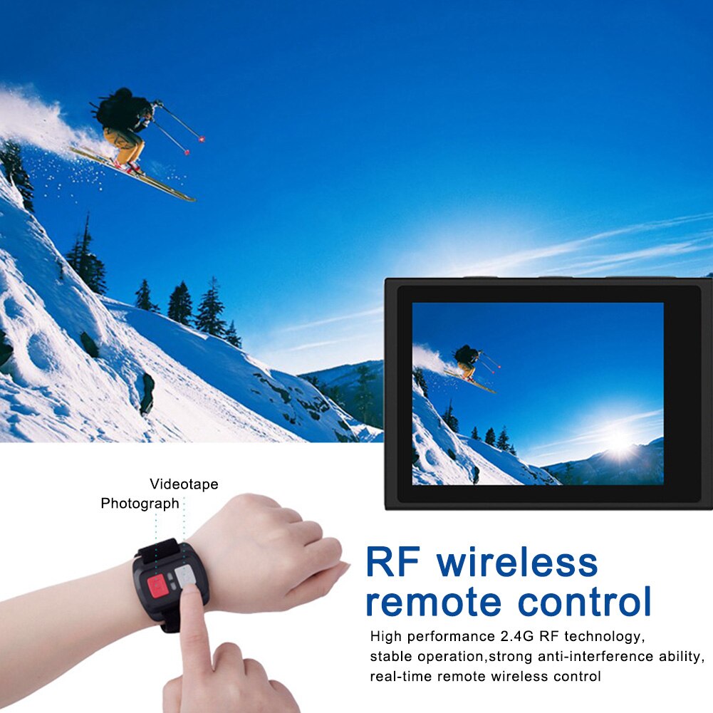 App Ondersteuning Abs Outdoor Eis Drie Axis Afstandsbediening Draagbare Sport Camera 4K Wifi Luchtfotografie Groothoek Intelligente