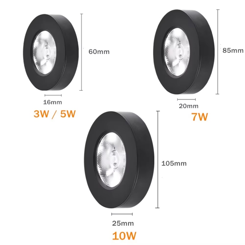 Spot LED Downlight Ultra Dunne Plafondlamp Led Spotlight 10W 7W 5W Opbouw Plafond Spots lamp Voor Thuis Keuken Armaturen