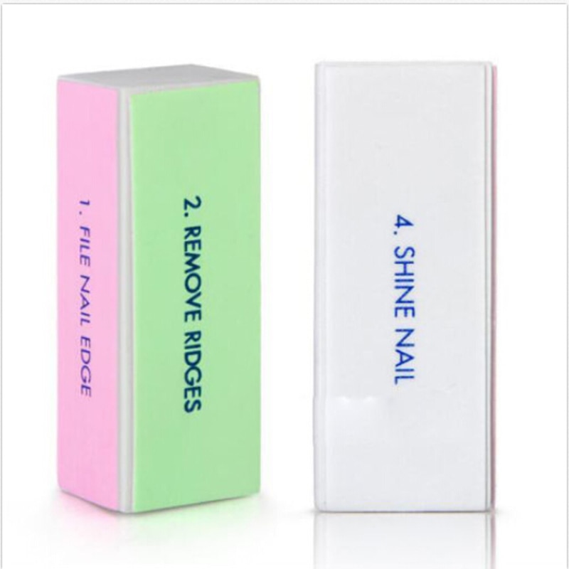 1 Pc Nail Art Shiner Buffer And Files Block Four Sizes Nail Art Tool Manicure Device Tool UV Gel Polisher Nail Files Polish Tool