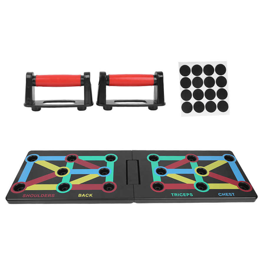 Adjustable Push Up Board Push Up Rack Training Board ABS Abdominal Muscle Trainer Push Up Rack Sports Home Fitness Equipment