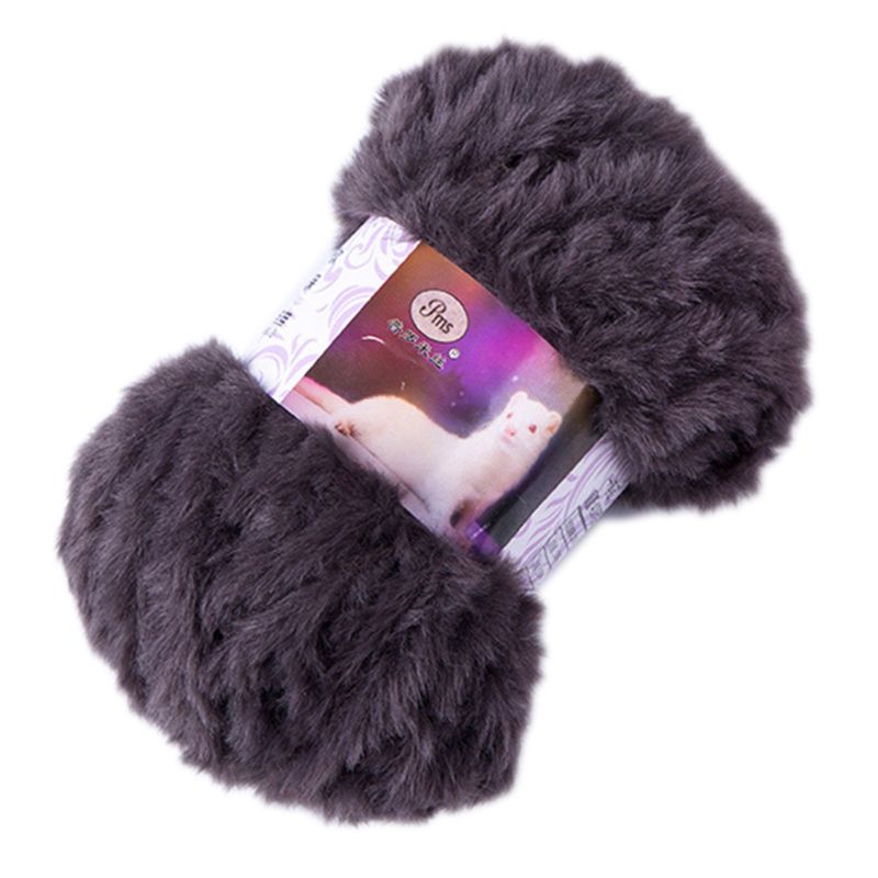 50g/Ball DIY Fluffy Plush Chunky Knitting Yarn Hand-Woven Crochet Velvet Thread