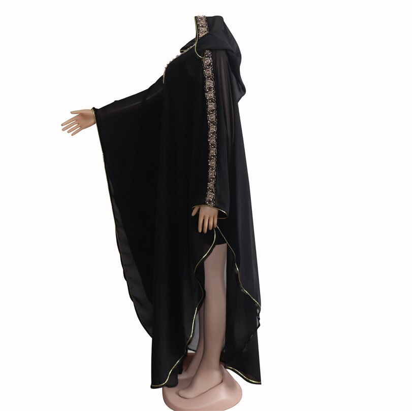 Afrikaanse Jurken Voor Vrouwen Chiffon Afrikaanse Kleding Dashiki Bazin Riche Dames Afrikaanse Kleding Hoodie Lange Afrika Jurk 2 Pc Set