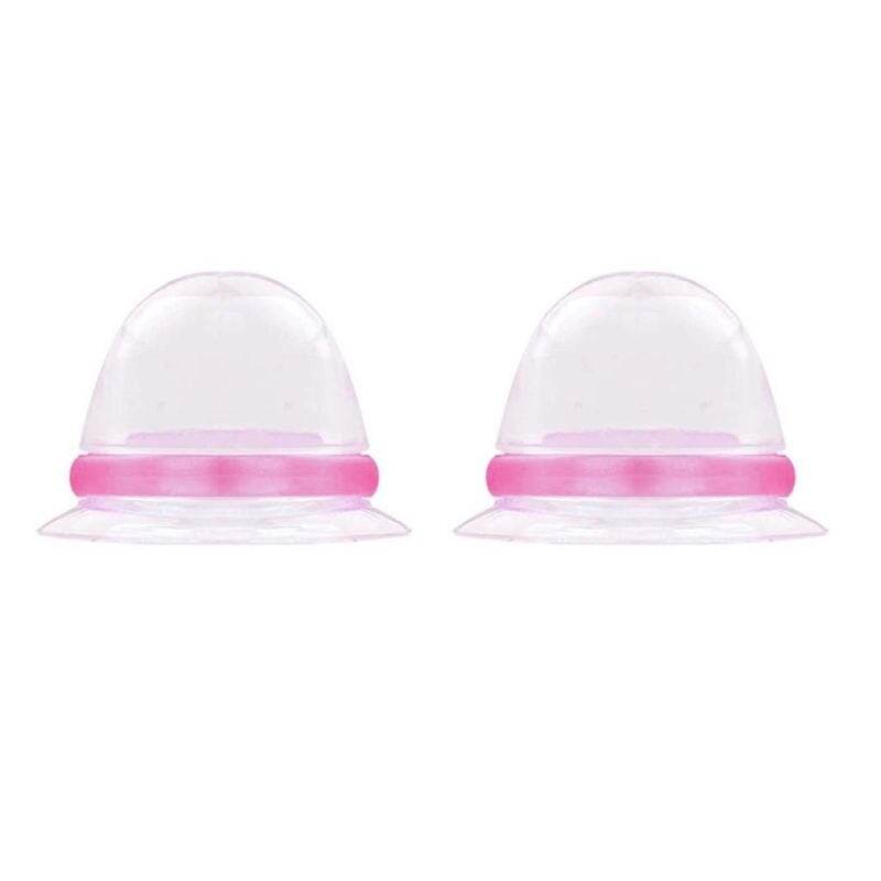 2Pcs Nipple Corrector for Flat Inverted Nipples Silicone Nipple Aspirator Breastfeeding Aid: D