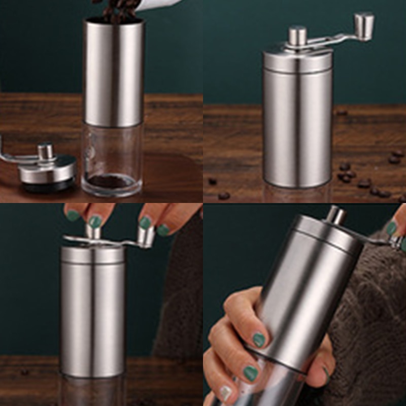 Portable Manual Coffee Bean Hand Grinder Coffee Beans Machine Grain Mill Handmade Coffee Grinder Mill Kitchen Tool Grinders