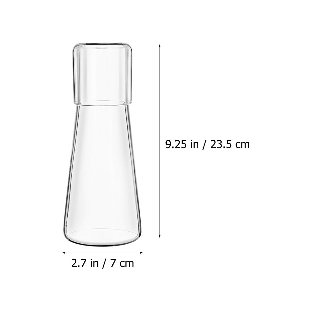 1 Set Van Glas Waterkoeling Ketel Clear Drank Houder Waterkoker Met Cup