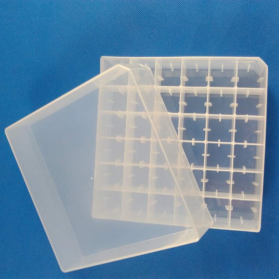 5ml/36vents Freezing Tube box+36 pcs 5ML Freezing Tubes Centrifuge Tubes Flat plastic test tubes