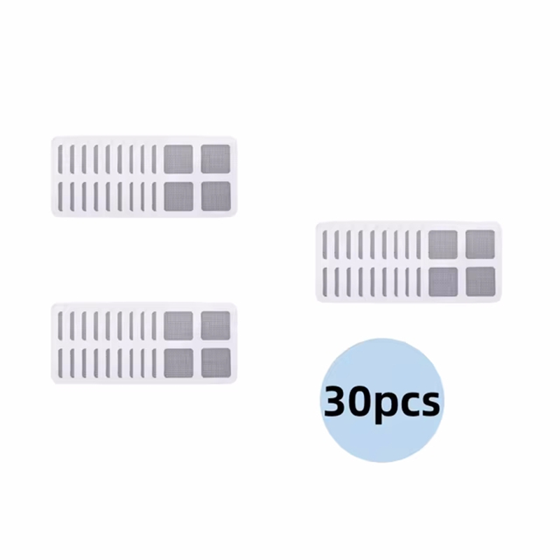 10-30 Stuks Douche Afvoer Haar Vanger Gootsteen Wegwerp Afvoer Sticker Zeven Anti Blokkerende Badkuip Mesh Filter Sticker