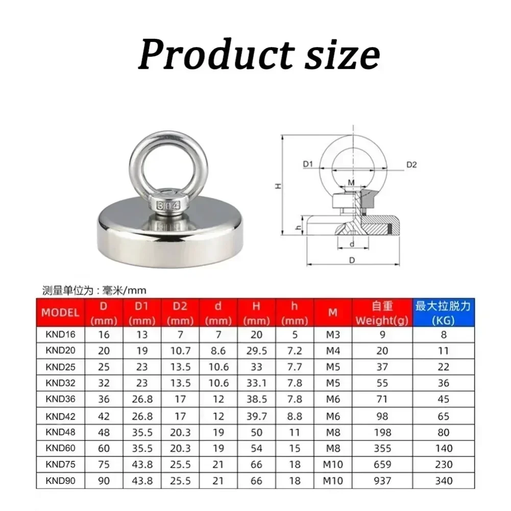 Neodym Magnet Super starke Winkel magnete Haken Hoch leistungs Magnet mit Senkloch Augen schraube Neodym Magnet Magnet