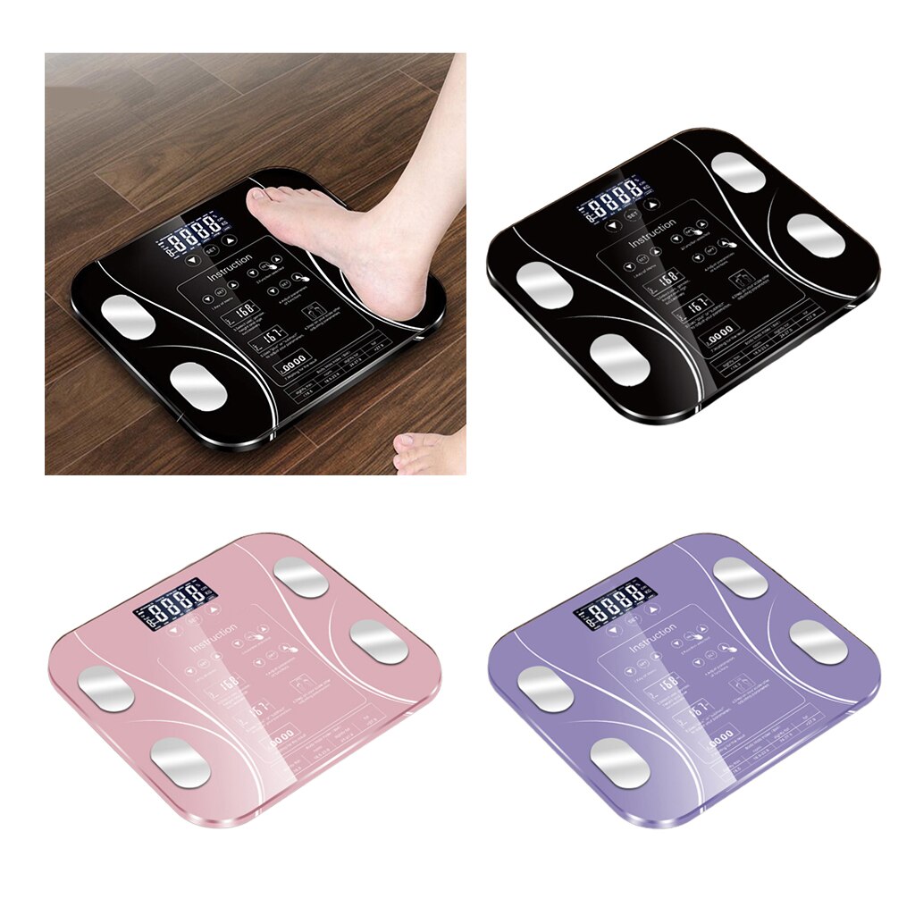 Body Fat Scale Accurate Weight Scale Bathroom Electric Scale 180kg Max