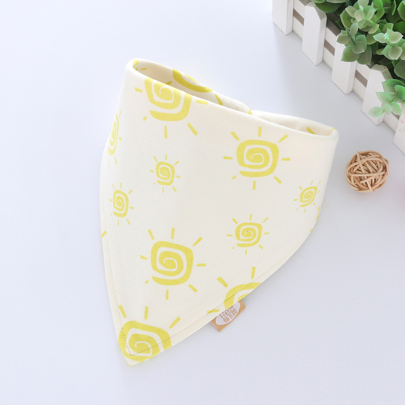 BalleenShiny Zachte Katoenen Bandana Slabbetjes Baby Babador Voeden Zuigeling Burp Doeken Cartoon Speeksel Handdoek Baby Eten Accessoire