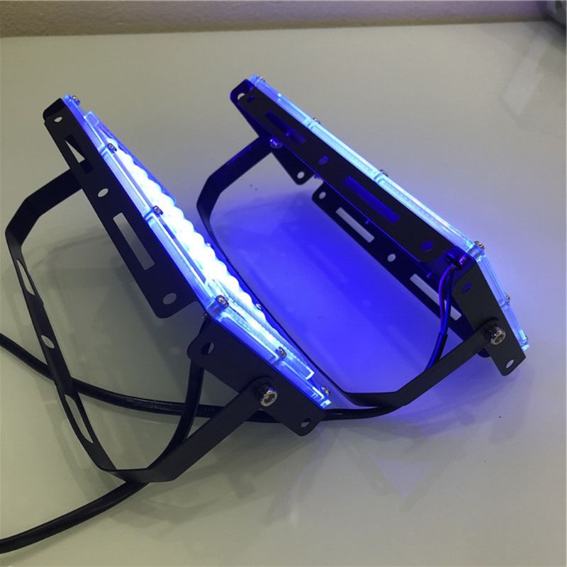 Safety and Durable 50W UV Cold Purple lamp UVA Light Ultraviolet LED Flood Light UVA EU US Plug 110V 220V
