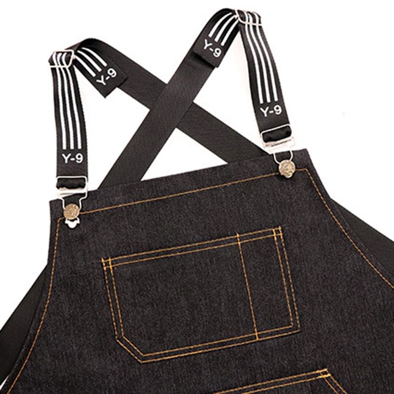 Cook Apron Barista Bartender Chef Hairdressing Apron Catering Uniform Work Wear Anti-Dirty Overalls