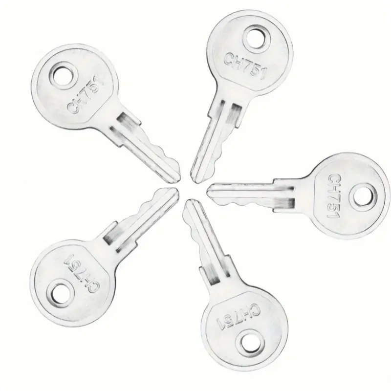 5 uds CH751 llaves RV llaves Hurd CH751 RV Camper remolque llave CH-751 P0P RV Accesorios