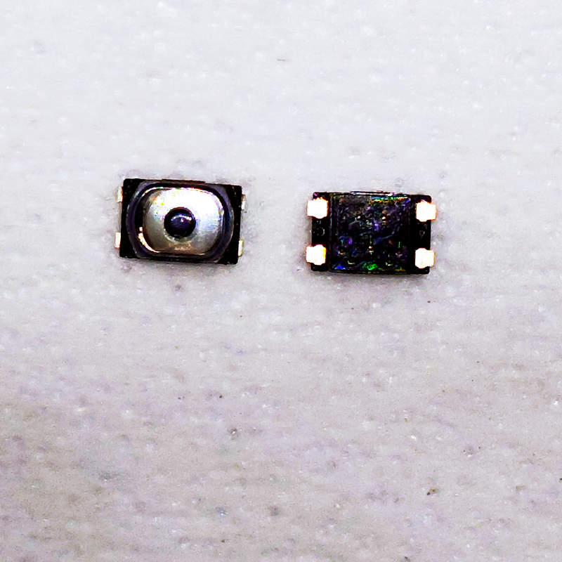 10 unids/lote interruptor de botón táctil Micro interruptor SMD botón interior de encendido y apagado para iPhone Android Huawei Mi OPPO teléfono móvil: YELLOW