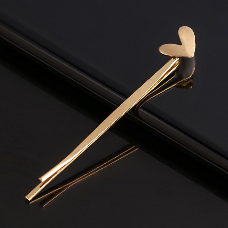 Geometrische Haarspangen, Haarspangen, Haarnadeln für Frauen und Mädchen, goldene Metall-Haarklammern, Haarschmuck, Kopfschmuck, Haarnadel, Kopfbedeckung: Beige