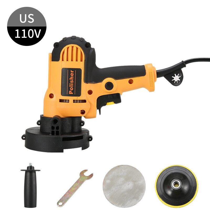 Electric Car Polisher Machine Auto Polishing Machine Sander Polish Waxing Tools Car Buffer Polisher Waxer With Stepless Speed