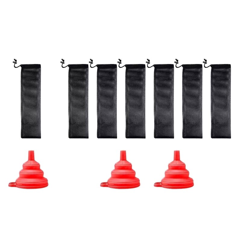 Alimentador de calcetines para aves, alimentadores de semillas de cardo, bolsas grandes de malla para pinzones, alimentación exterior de aves salvajes con embudo de comida plegable