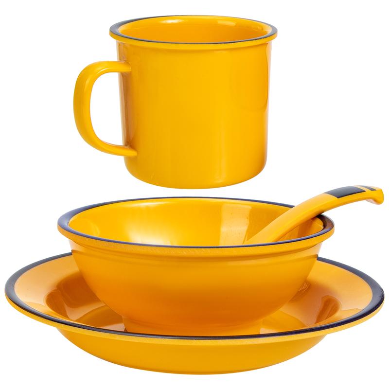 1 Set Melamine Bowl Kit Bowl Cup Plate Kit Kitchen Soup Container Restaurant Dinnerware Enamel Table Melamine Chinese Tableware