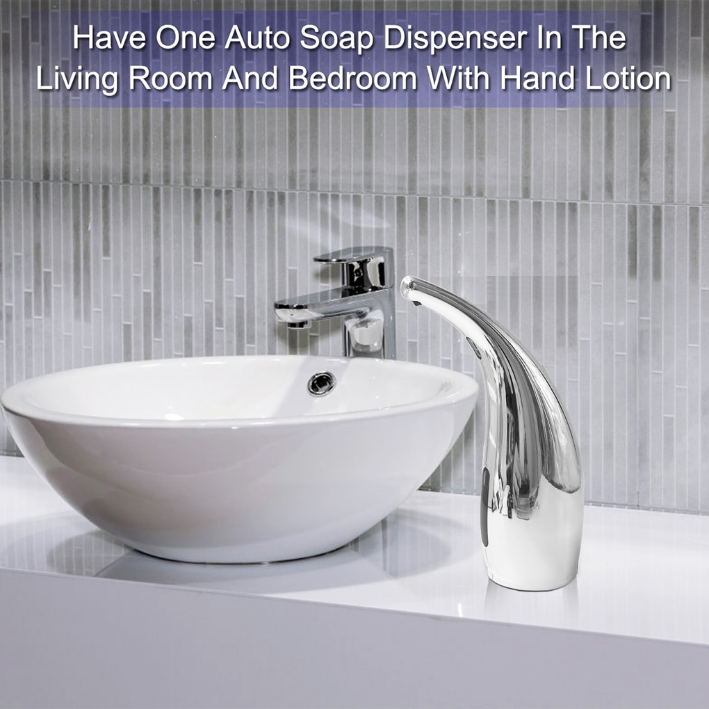 Dispensador automático de jabón líquido, Sensor inteligente infrarrojo, sin contacto, ABS, para cocina y baño,