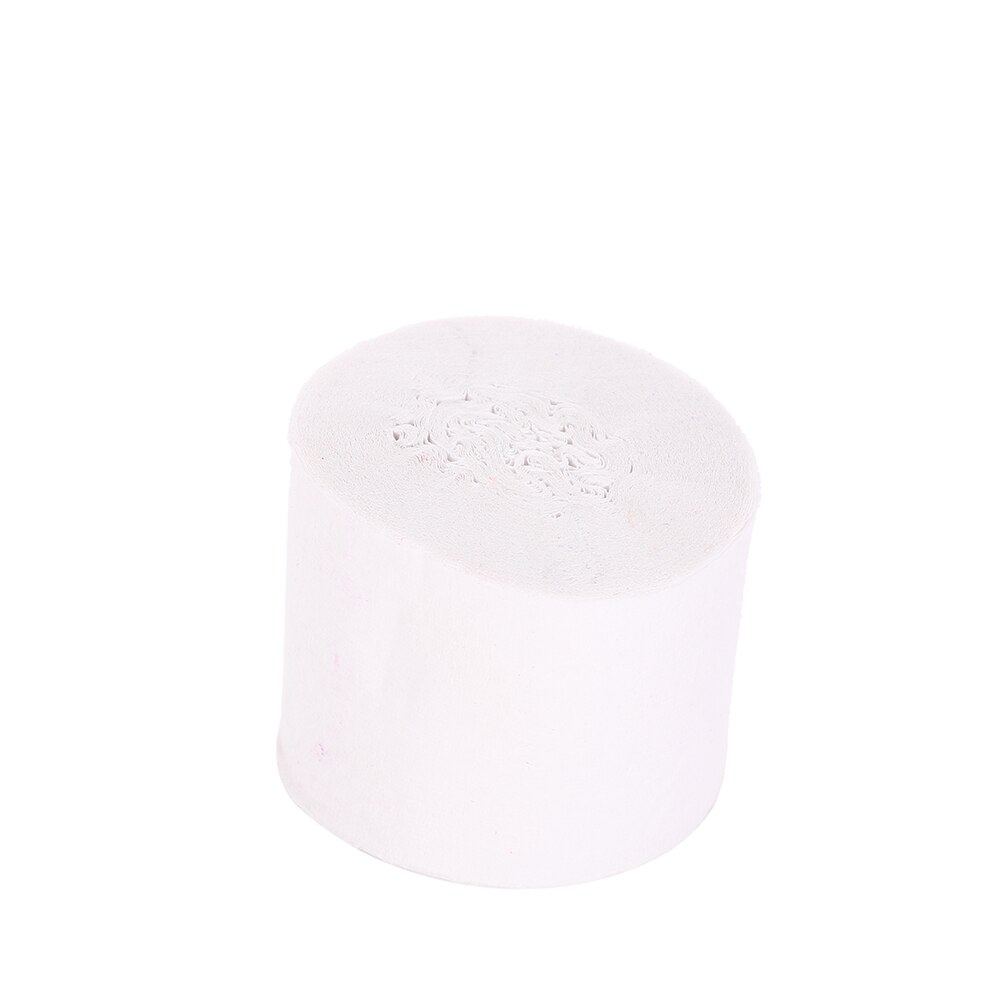 Emballage de fleurs en papier crêpe plissé 1 rouleau | Artisanat bricolage pour Scrapbooking, décoration pour Festival anniversaire, noël, 3.5cm * 10m: white