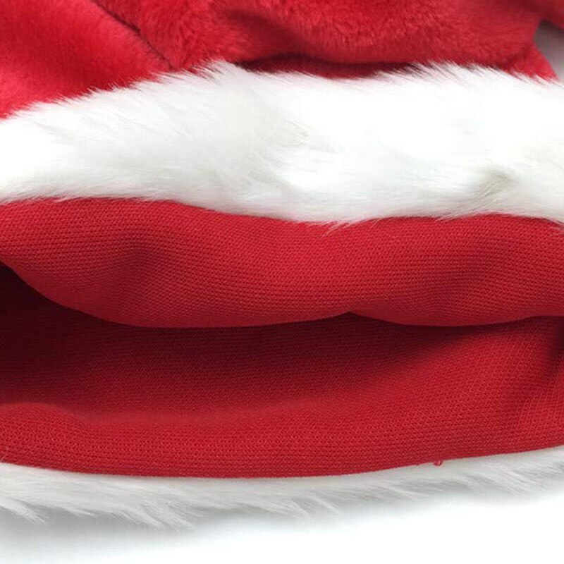 5 fod lang jule-nissehue, overlængde plys jule-nissehue xmas langhale-hue