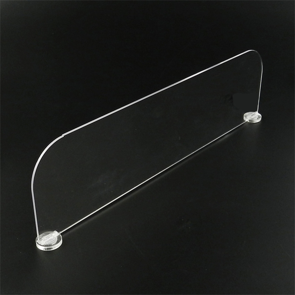 Magnetic Acrylic Commodities Separator Divider Merchandise Guard Strip Supermarket Display Rack