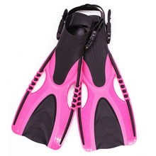 1 Pair 37-40 42-44 Men Women Soft Silicone Adjustable Diving Swimming Scuba Fins Snorkeling Training Swim Shoes Summer in Season: Pink / L/XL