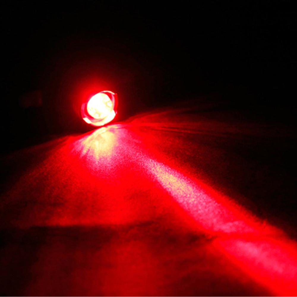 Aluminium Fiets Voor Achter Tail Helm Rood Wit Led Flash Lights Veiligheidswaarschuwing Lamp Fietsen Voorzichtigheid Licht Waterdicht