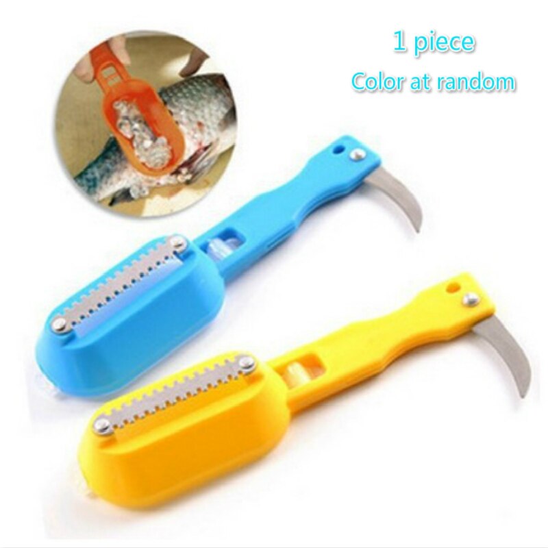 Stainless Steel Fish Scale Scraper Cleaning Fish Skin Planer Tool Brush Fish Bone Remover Tweezer Pincer Tongs Seafood Tool